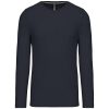 Kariban Férfi Hosszú Ujjú Környakú Póló Navy
