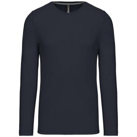 Kariban Férfi Hosszú Ujjú Környakú Póló Navy