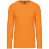 Kariban Férfi Hosszú Ujjú Környakú Póló Orange