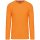 Kariban Férfi Hosszú Ujjú Környakú Póló Orange