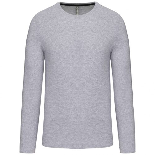 Kariban FÉRFI HOSSZÚ UJJÚ KÖRNYAKÚ PÓLÓ Oxford Grey