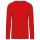 Kariban Férfi Hosszú Ujjú Környakú Póló Red