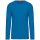 Kariban Férfi Hosszú Ujjú Környakú Póló Tropical Blue
