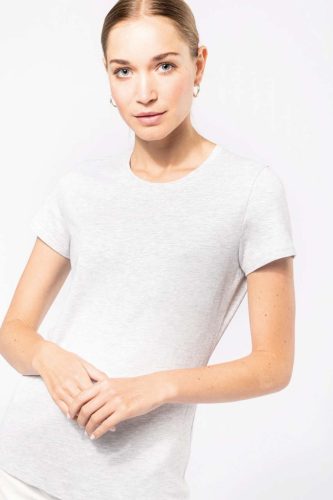 Kariban Női Rövid Ujjú Környakú Póló Dark Khaki