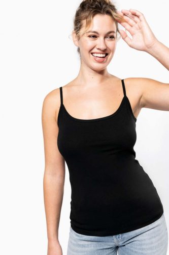 Kariban Női Pántos Trikó Black