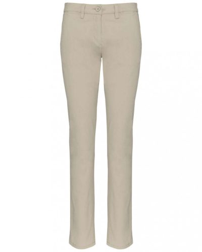 Kariban  LADIES' CHINO TROUSERS Beige