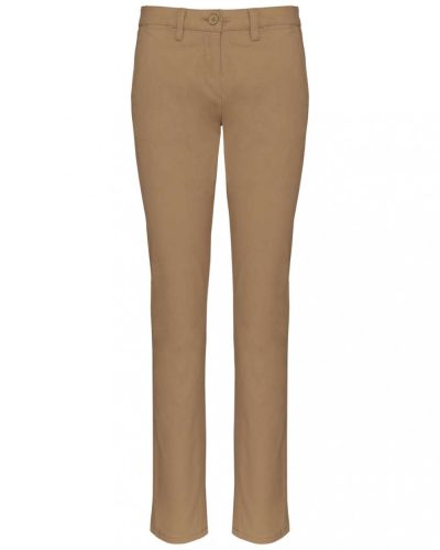 Kariban LADIES' CHINO TROUSERS Camel