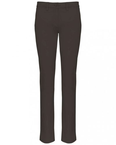 Kariban LADIES' CHINO TROUSERS Dark Grey