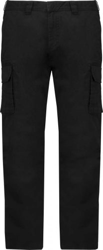 Kariban  MEN'S MULTIPOCKET TROUSERS Black