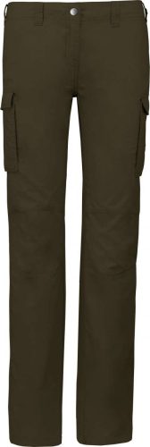 Kariban  LADIES' LIGHTWEIGHT MULTIPOCKET TROUSERS Light Khaki