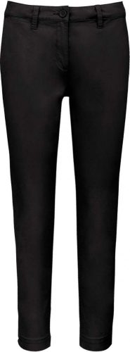 Kariban  LADIES' ABOVE-THE-ANKLE TROUSERS Washed Black