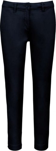 Kariban LADIES' ABOVE-THE-ANKLE TROUSERS Washed Dark Navy