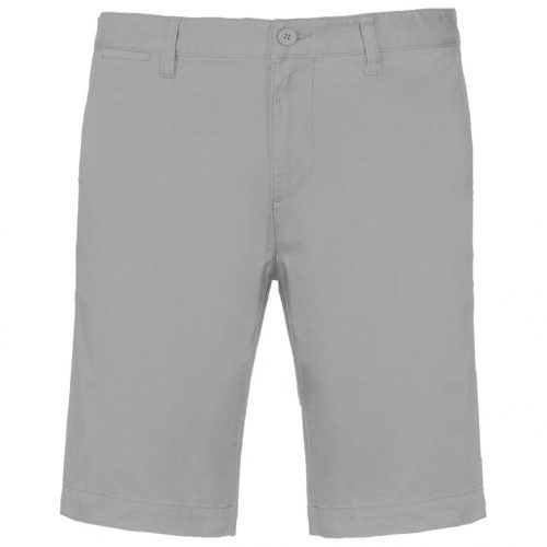 Kariban MEN'S CHINO BERMUDA SHORTS Fine Grey