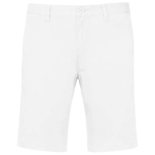 Kariban MEN'S CHINO BERMUDA SHORTS White