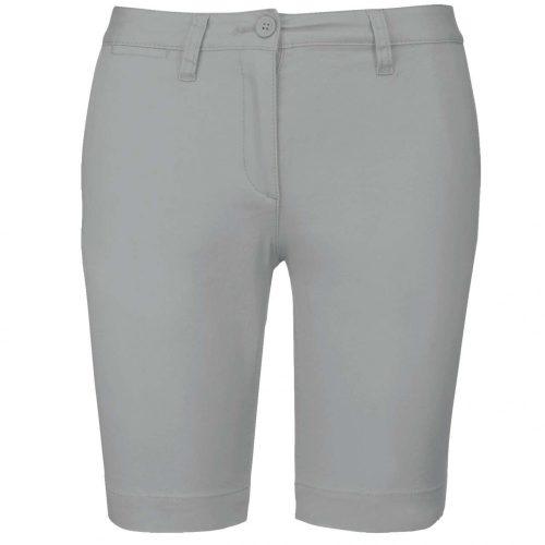 Kariban  LADIES' CHINO BERMUDA SHORTS Fine Grey