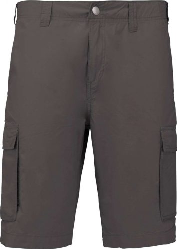 Kariban MEN'S LIGHTWEIGHT MULTIPOCKET BERMUDA SHORTS Light Charcoal