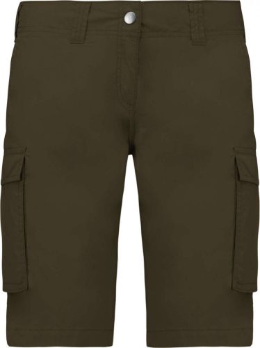 Kariban  LADIES' LIGHTWEIGHT MULTIPOCKET BERMUDA SHORTS Light Khaki