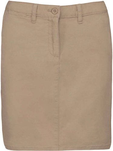 Kariban CHINO SKIRT Washed Beige