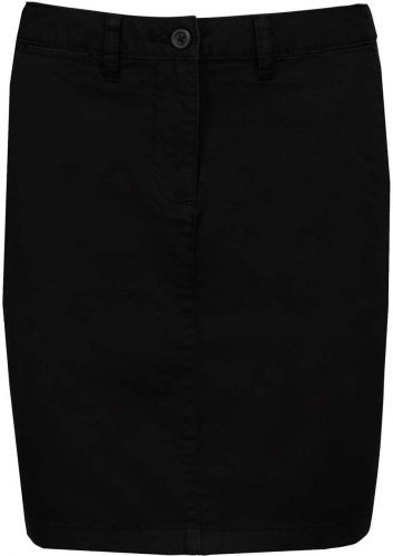 Kariban  CHINO SKIRT Washed Black