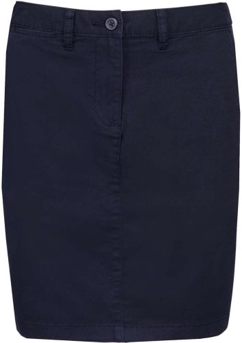 Kariban  CHINO SKIRT Washed Dark Navy