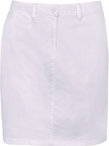 Kariban CHINO SKIRT Washed White