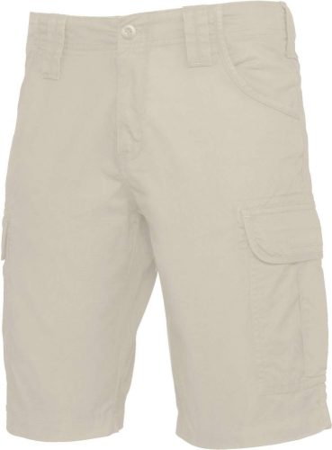 Kariban MULTIPOCKET BERMUDA SHORTS Beige