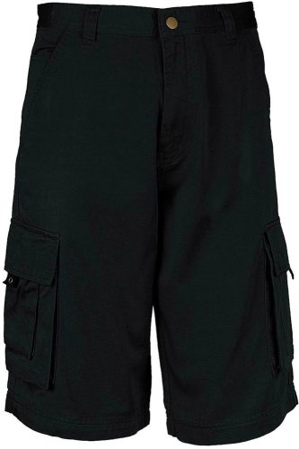 Kariban MULTI POCKET SHORTS Black