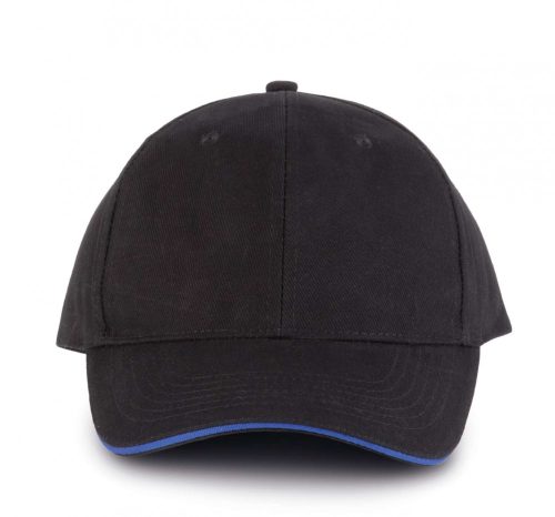 K-UP ORLANDO - 6 paneles baseball sapka Black/Royal Blue