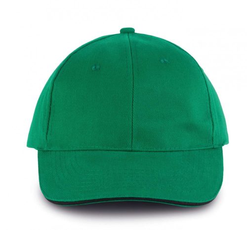 K-UP ORLANDO - 6 paneles baseball sapka Kelly Green/Black