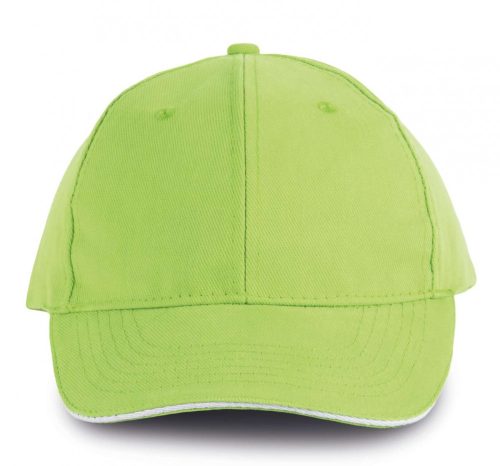 K-UP ORLANDO - 6 paneles baseball sapka Lime/White