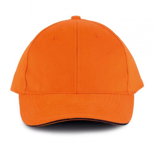 K-UP ORLANDO - 6 paneles baseball sapka Orange/Navy