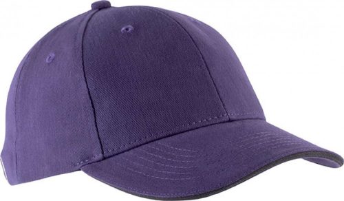 K-UP ORLANDO - 6 paneles baseball sapka Purple/Dark Grey