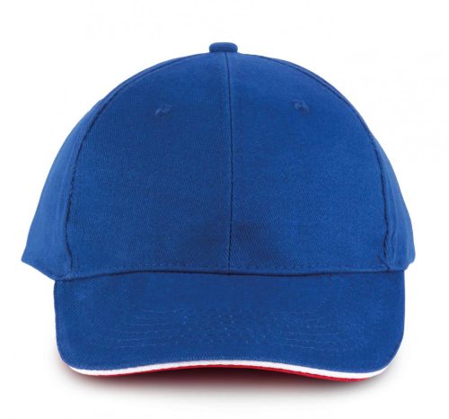 K-UP ORLANDO - 6 paneles baseball sapka Royal Blue/White/Red