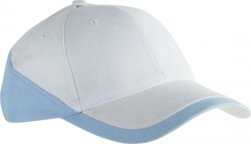 K-UP RACING - TWO-TONE 6 paneles baseball sapka White/Sky Blue