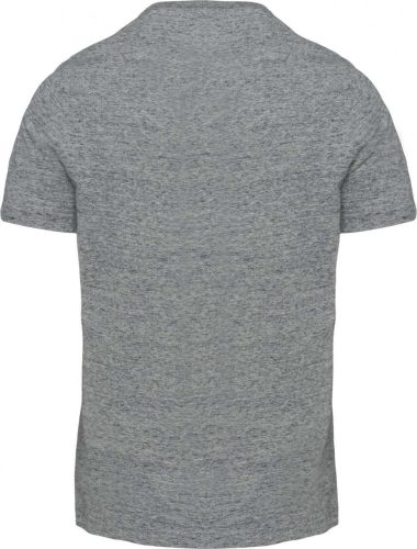 Kariban FÉRFI VINTAGE RÖVID UJJÚ PÓLÓ Slub Grey Heather