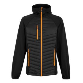 Regatta Navigate Hybrid Kabát Black/Orange Pop