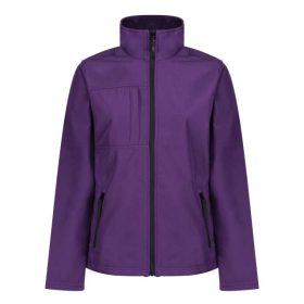   Regatta WOMEN'S OCTAGON II PRINTABLE 3 LAYER MEMBRANE SOFTSHELL Majestic Purple/Black 2XL