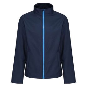 Regatta ECO ABLAZE SOFTSHELL JACKET Navy/French Blue L