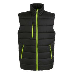 Regatta Navigate Thermal Mellény Black/Lime Green