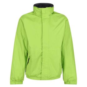 Regatta DOVER FLEECE LINED BOMBER JACKET Keylime/Seal Grey S
