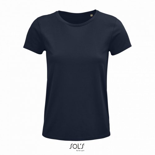 SOL'S CRUSADER NŐI - ROUND-NECK FITTED JERSEY PÓLÓ French Navy