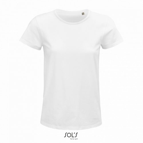 SOL'S CRUSADER NŐI - ROUND-NECK FITTED JERSEY PÓLÓ White