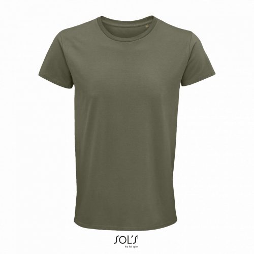 SOL'S CRUSADER FÉRFI - ROUND-NECK FITTED JERSEY PÓLÓ Khaki