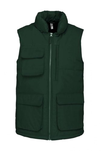 Designed To Work QUILTED mellény Forest Green