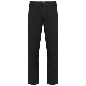 Designed To Work Uniszex Pamut Stretch Nadrág Black