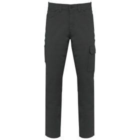 Designed To Work Uniszex Pamut Stretch Nadrág Dark Grey