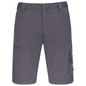   Designed To Work Többzsebes Munkás Bermuda Nadrág Convoy Grey